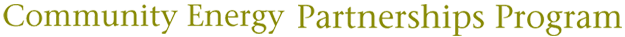 Commumity Energy Partnerships Program